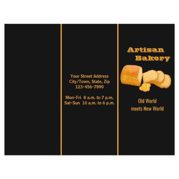 Specialty Bakery Personalized Tri-fold
