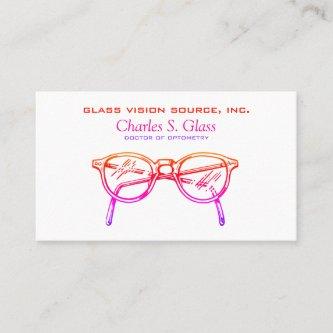 Spectacles Eyewear Optical Vision Rainbow Gradient