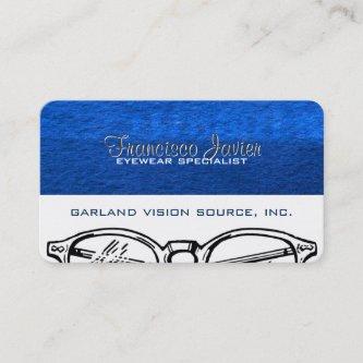 Spectacles Eyewear Optical Vision with Reminder Appointment Card