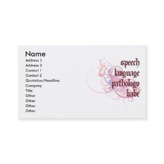 Speech Language Pathology Babe