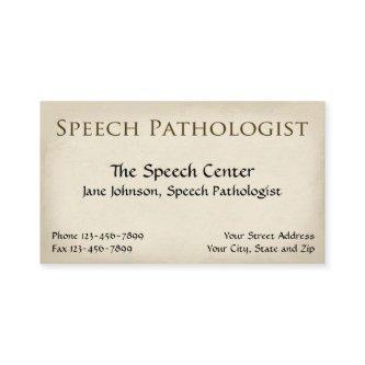 Speech Pathologist Therapist