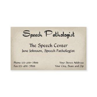 Speech Pathologist Therapist