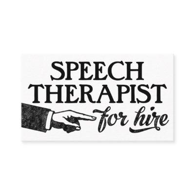 Speech Therapist  - Cool Vintage