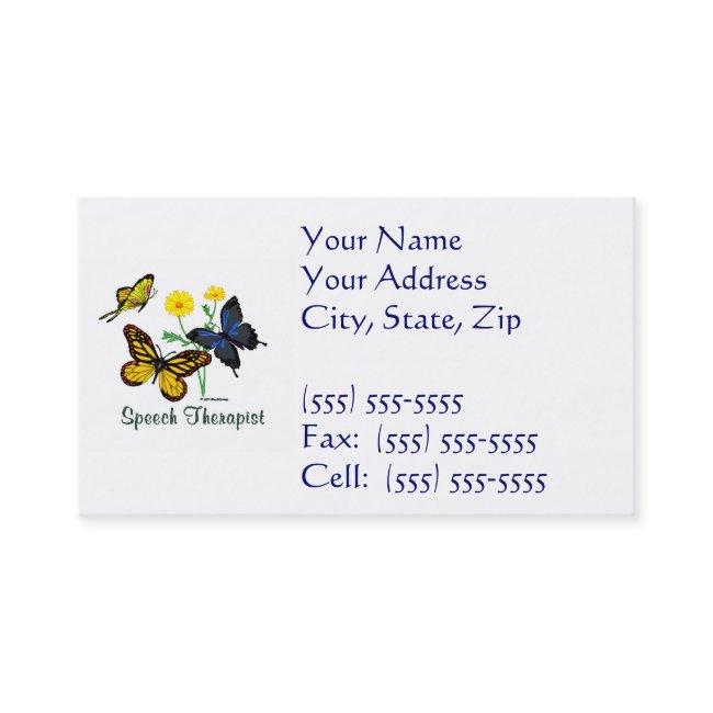 Speech Therapist Butterflies