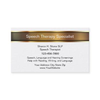 Speech Therapy
