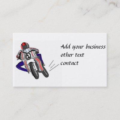 Speedy Motorcycle Rider  customize