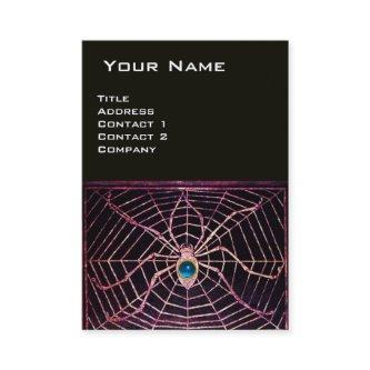 SPIDER AND WEB Blue Sapphire Black Pearl Paper