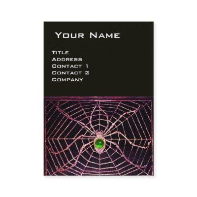 SPIDER AND WEB Green Emerald Black