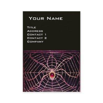 SPIDER AND WEB Pink Fuchsia Ruby Black