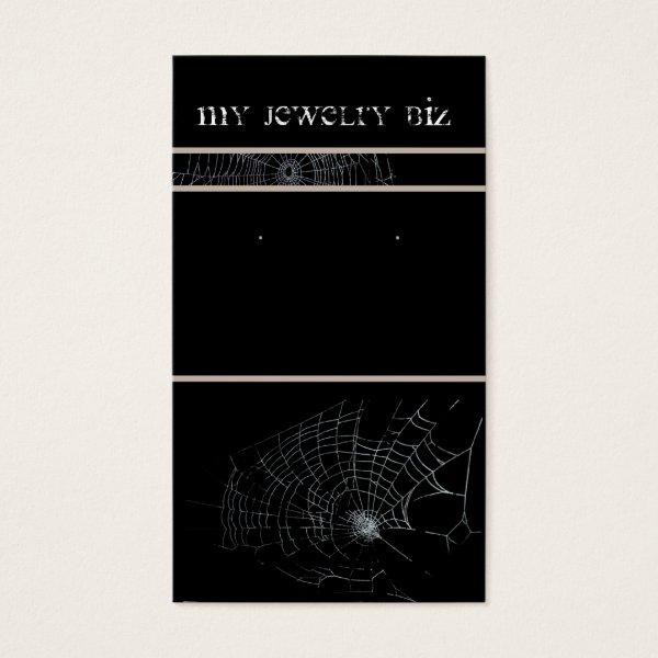 Spiderweb Earring Cards