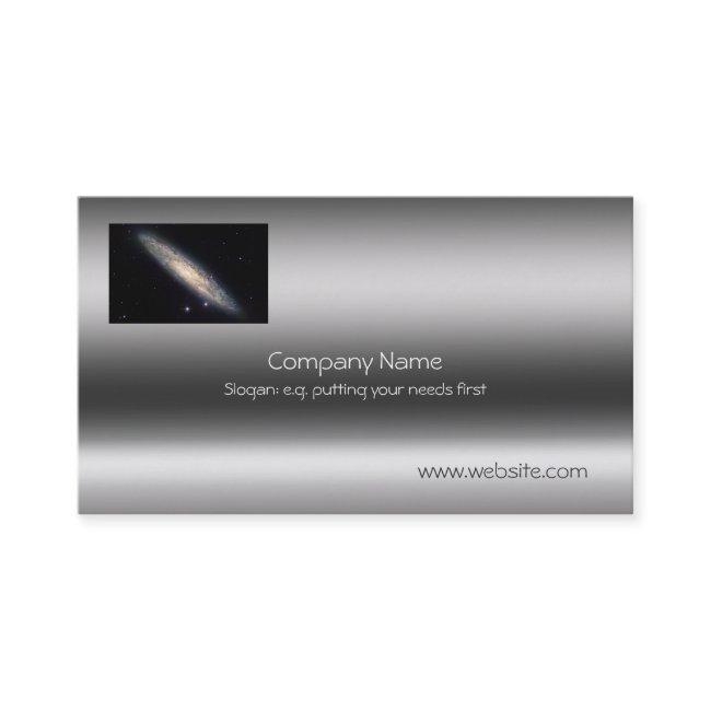Spiral Galaxy - NGC 253 Metallic-look template