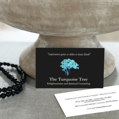 Spiritual Counselor Life Coach Turquoise Tree