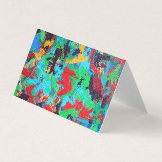 Splash-Hand Painted Abstract Brushstrokes