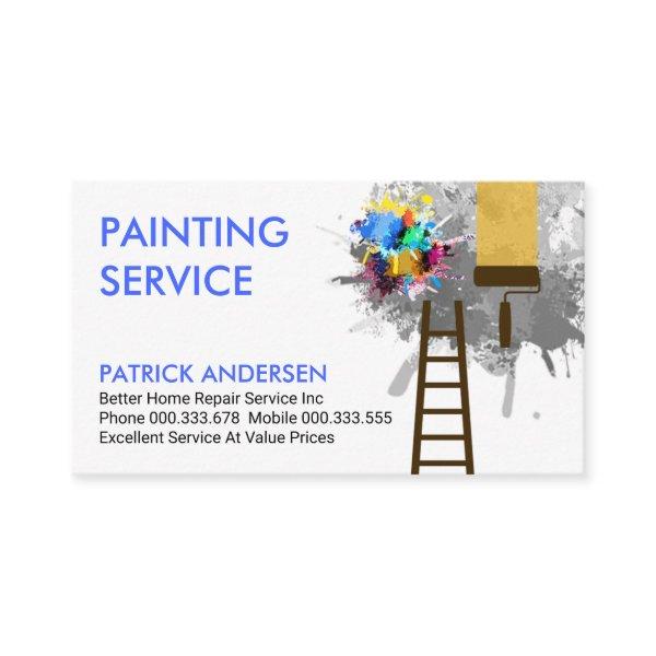 Splattered Paint Home Painting