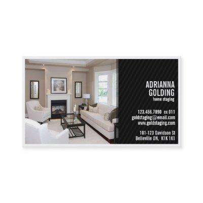 Split Staging with Photo - Black