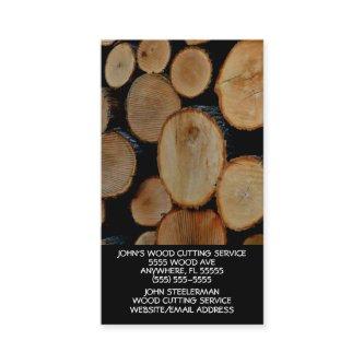 Split Wood Business Logs Splitting