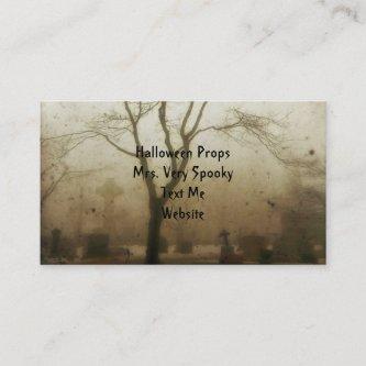 Spooky Fog Graveyard