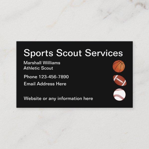 Sports Athletic Scout Simple Layout