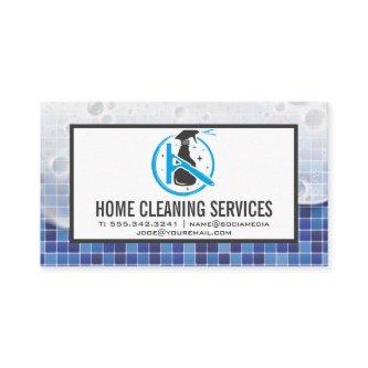 Spray Bottle | Squeegee | Soap and Bathroom Tiles