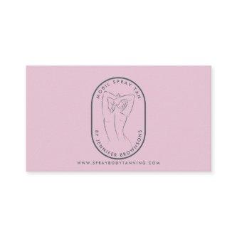 Spray Tan Woman Body Skin Navy pink