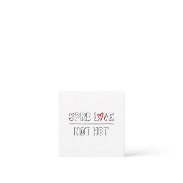 Spread Love Not Hate Calling Card