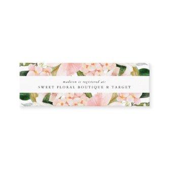 Spring Blush Floral Bridal Registry Insert Cards