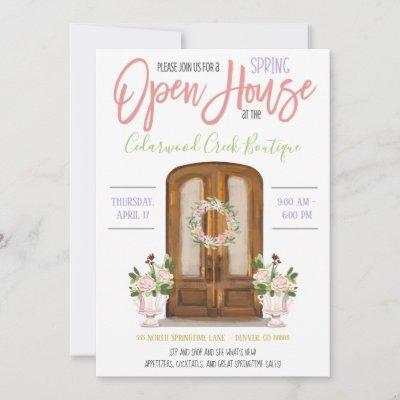 Spring Open House Invitation