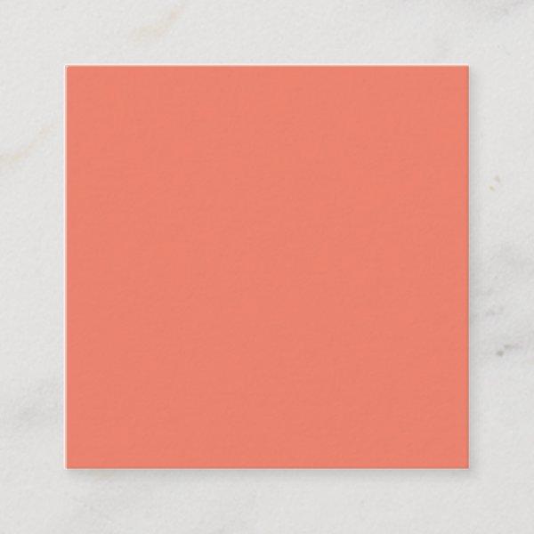 Spring Summer Color Peach Pink Square