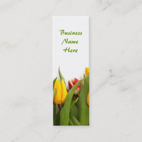 Spring Tulip Garden Bookmark