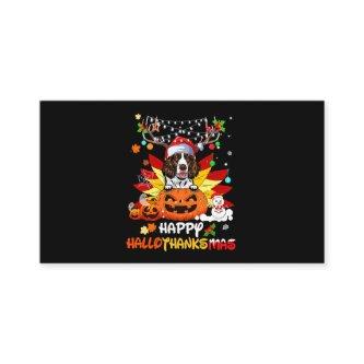 Springer Spaniel Dog Halloween And Merry Christmas