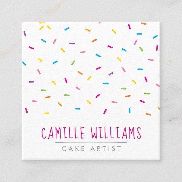 SPRINKLES modern cute fun colorful party instagram Square