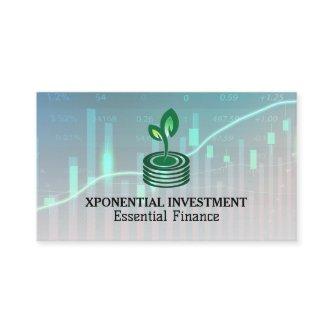 Sprout Coins Financial Logo | Stock Market Graph