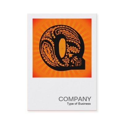 Square Monogram - Paisley Sunburst - Q