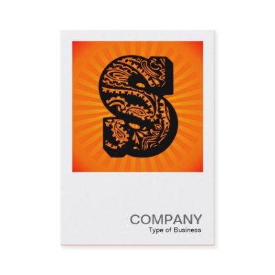 Square Monogram - Paisley Sunburst - S