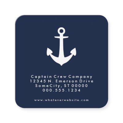 square nautical anchor appointment reminder