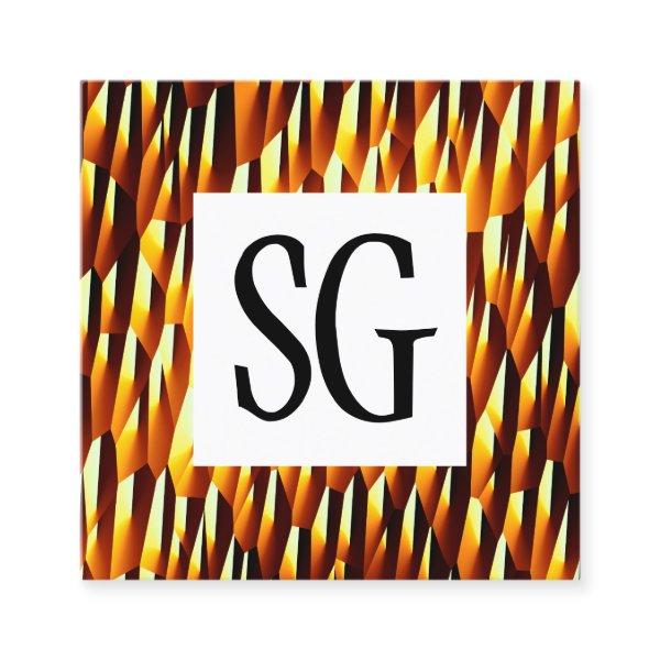 Square Panel - Initials - Secret Cave Square