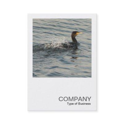 Square Photo 0359 - Cormorant Learning to Swim