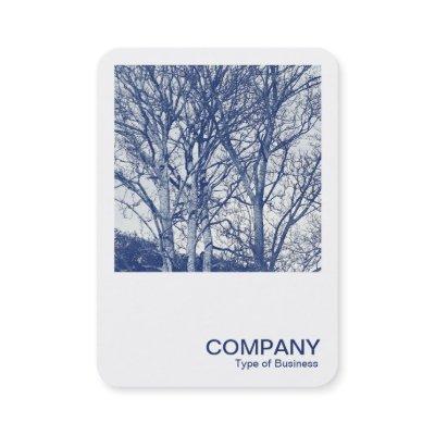 Square Photo 0591 - Trees in Winter - Cyanotype