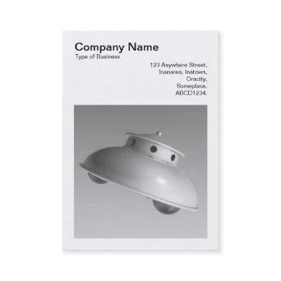 Square Photo (v3) - Classic Flying Saucer BW