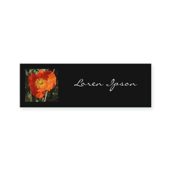 Square Photo - Welsh Poppy (Orange) Mini