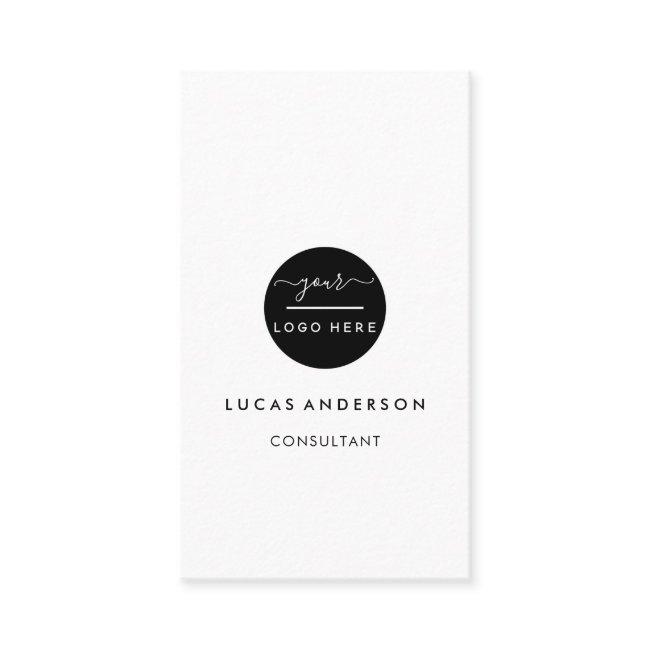 Square professional black add your custom logo bus