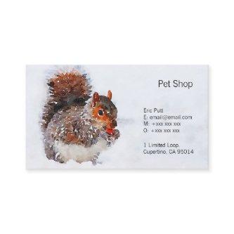 Squirrel , 3.5" x 2.0", 100 pack