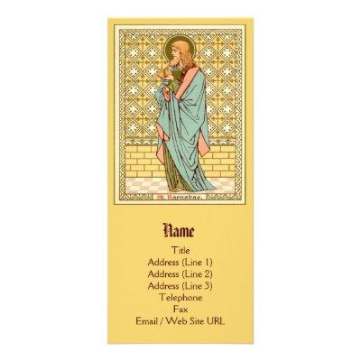 St. Barnabas the Apostle (RLS 02) (Style 1) Rack Card