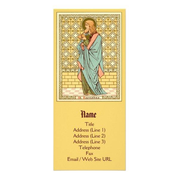 St. Barnabas the Apostle (RLS 02) (Style 1) Rack Card
