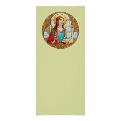 St. Cecilia of Rome (BK 003) Rack Card