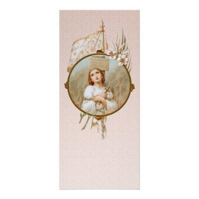St. Joan of Arc Burning at the Stake (BF01,Style2) Rack Card