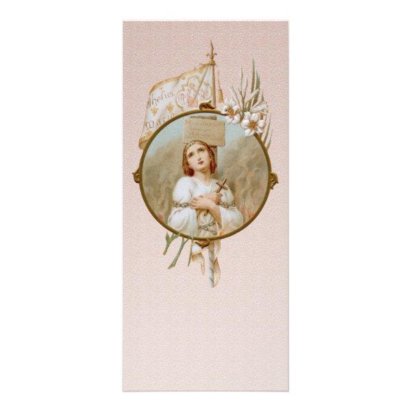 St. Joan of Arc Burning at the Stake (BF01,Style2) Rack Card