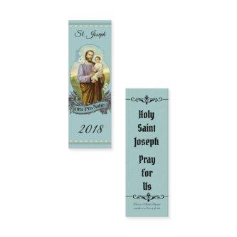St. Joseph Altar Feast Day Holy Card Favor