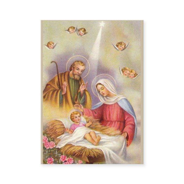 St. Joseph, Mother Mary, Baby Jesus, Angels Holy