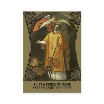 St. Lawrence of Rome, Patron Saint of Cooks